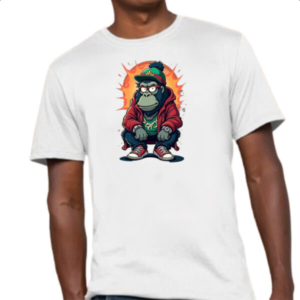 Camiseta Unissex Macaco Gang Street - Imagem 4