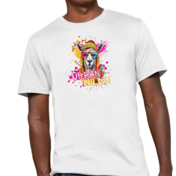 Camiseta Unissex Kanguru Urban Wild Watercolor - Imagem 4