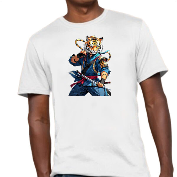 Camiseta Unissex Tigre Ninja - Imagem 4