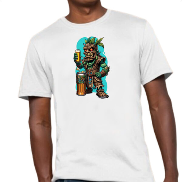 Camiseta Unissex Tiki dude cerveja - Imagem 4
