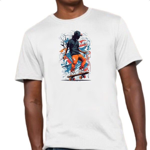 Camiseta Unissex Street Skate Splash Art - Image 4