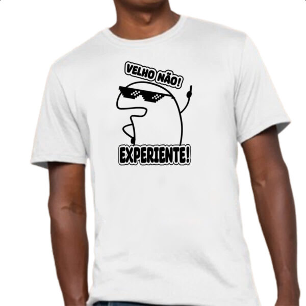 Camiseta Unissex Velho nao experiente flork - Imagem 4