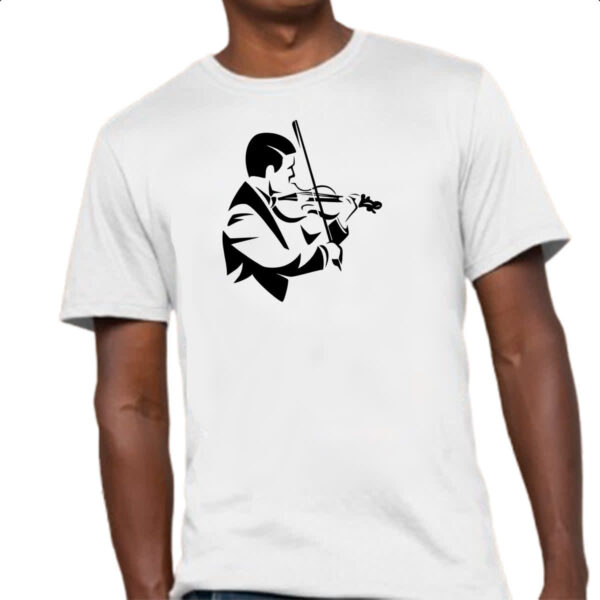 Camiseta Unissex Violinista - Imagem 4