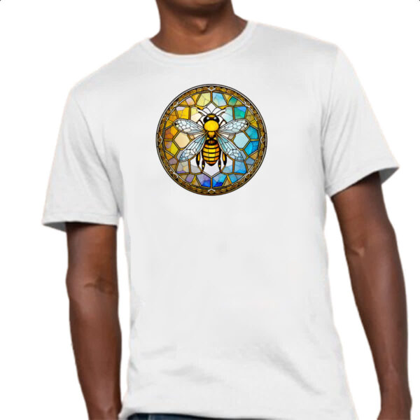 Camiseta Unissex Vitral Abelha - Imagem 4
