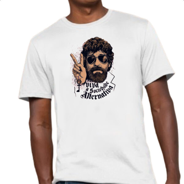Camiseta Unissex Viva sociedade alternativa - Imagem 4