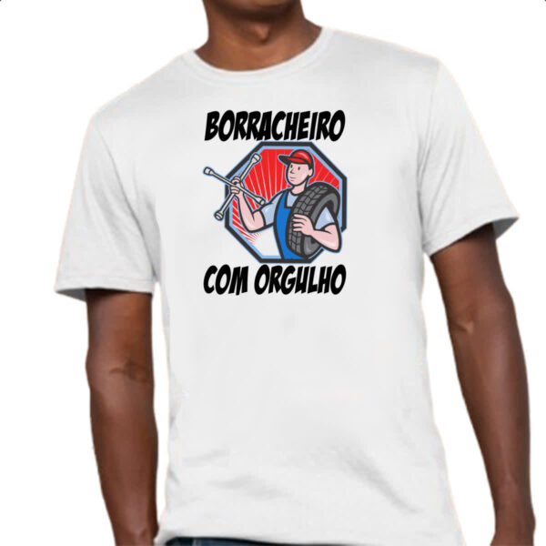 Camiseta Unissex Borracheiro com orgulho - Imagem 4