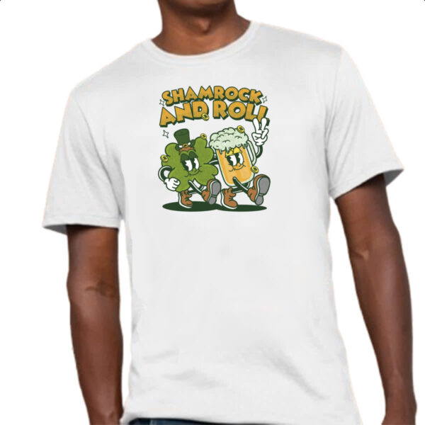 Camiseta Unissex St Patricks day shamrock - Imagem 4
