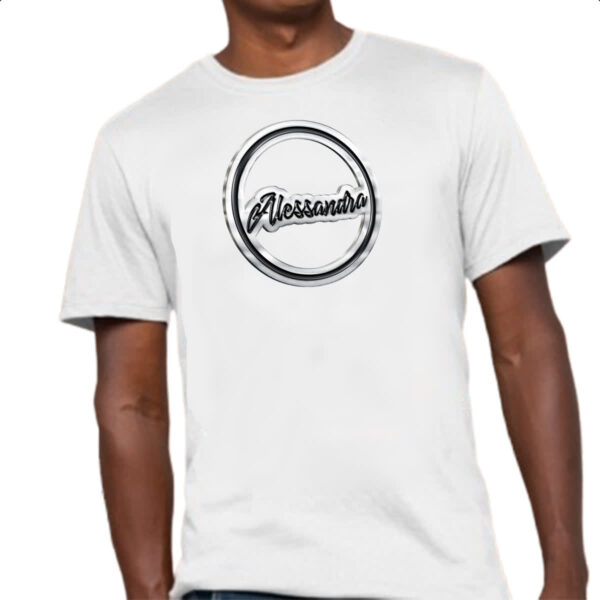 Camiseta Unissex Alessandra Metal Logo - Imagem 4