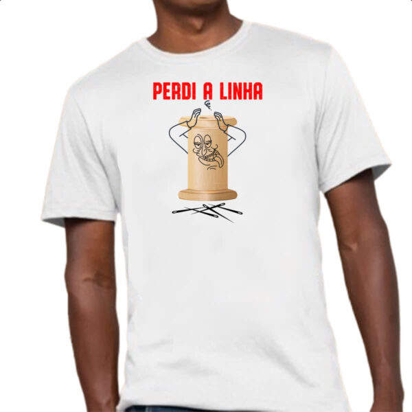 Camiseta Unissex Carretel perdi a linha - Imagem 4