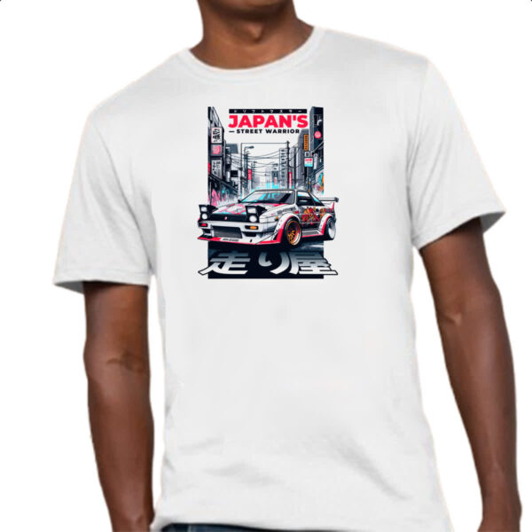 Camiseta Unissex Japan Street Warrior - Imagem 4