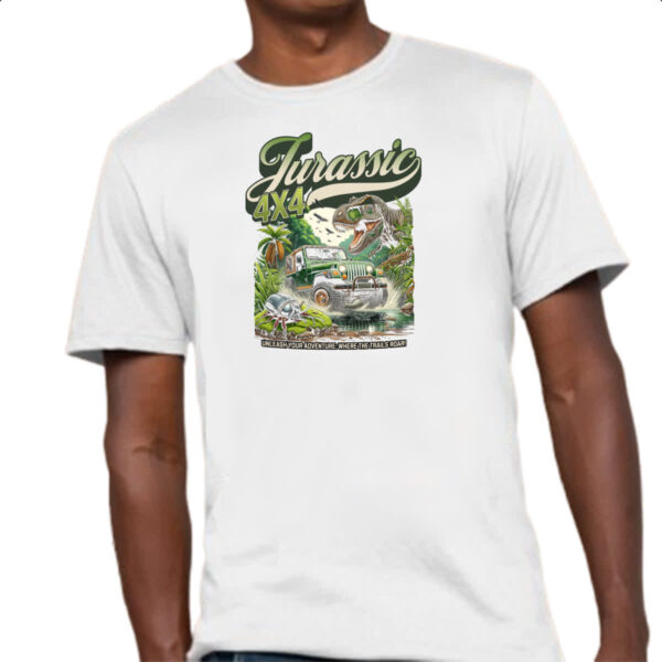 Camiseta Unissex Jurassic 4x4 - Imagem 4