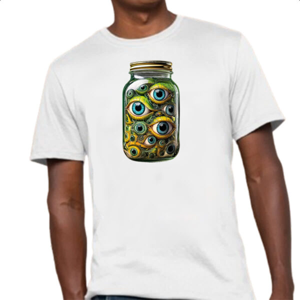 Camiseta Unissex Olhos em conserva - Imagem 4