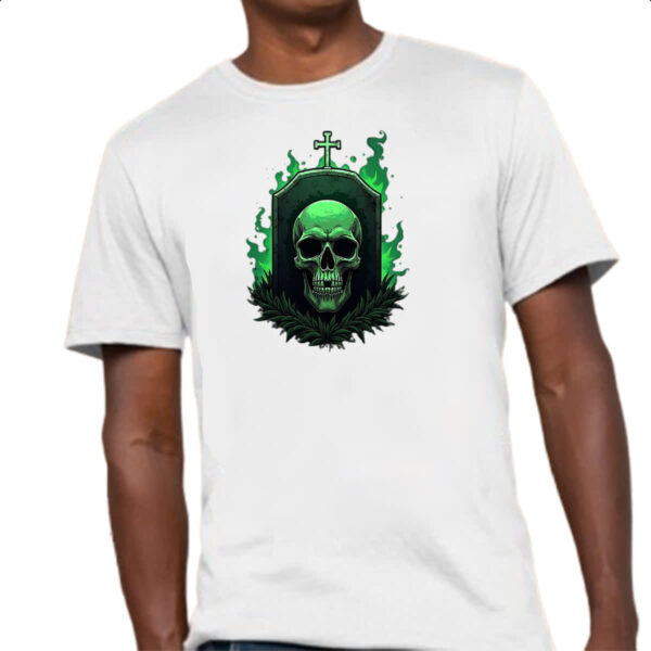 Camiseta Unissex Skull Lapide - Imagem 4