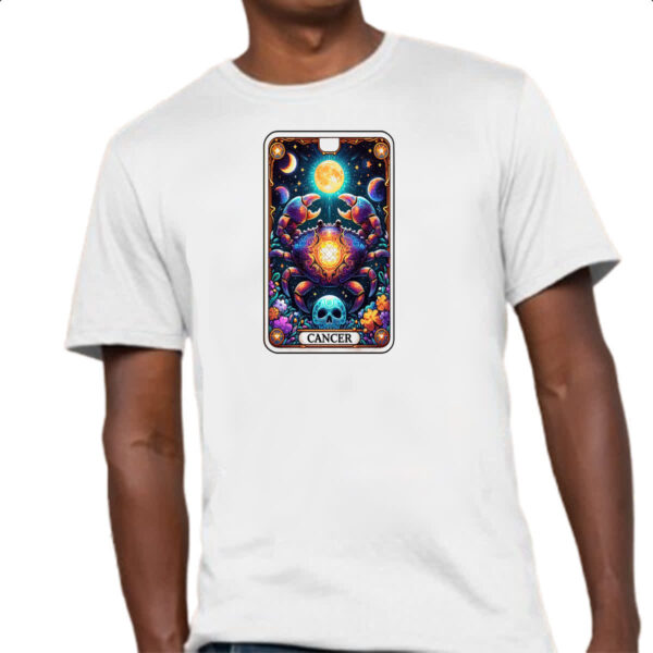 Camiseta Unissex Signo Carta Taro Cancer - Imagem 4