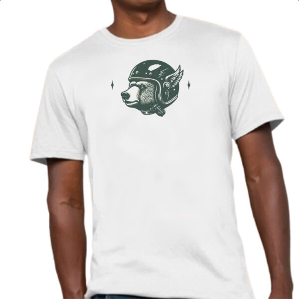 Camiseta Unissex Urso Moto Clube - Imagem 4
