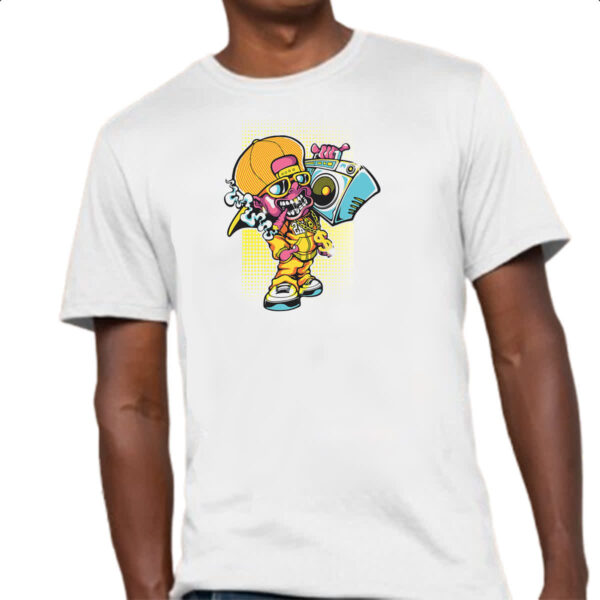 Camiseta Unissex Zombie sound - Imagem 4