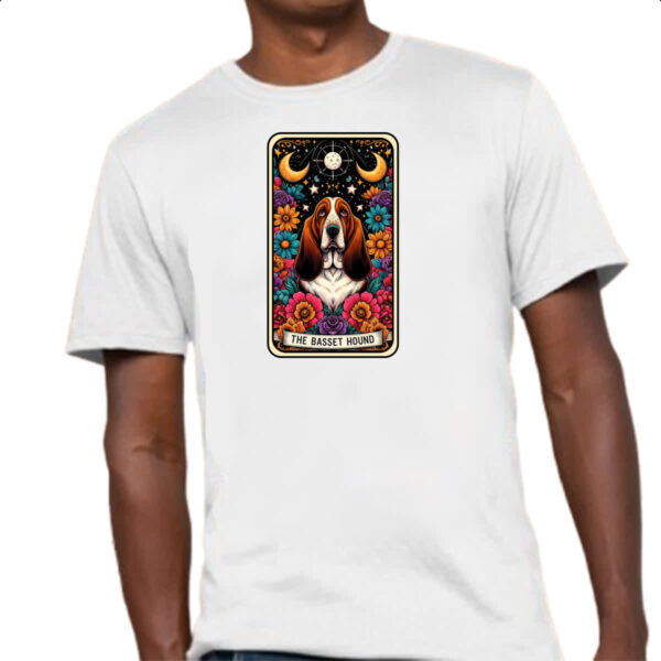 Camiseta Unissex Taro Cachorro Basset Hound - Imagem 4