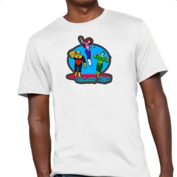 Camiseta Unissex Nostalgia Galaxy Trio - Imagem 4