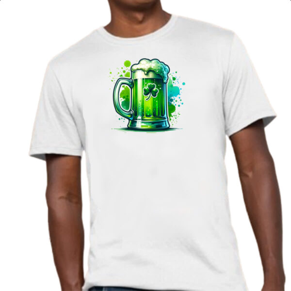 Camiseta Unissex St Patricks Day Cerveja - Imagem 4