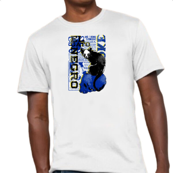 Camiseta Unissex El gato negro - Imagem 4