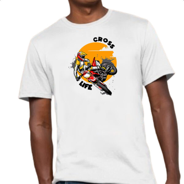 Camiseta Unissex Moto Cross Life - Imagem 4