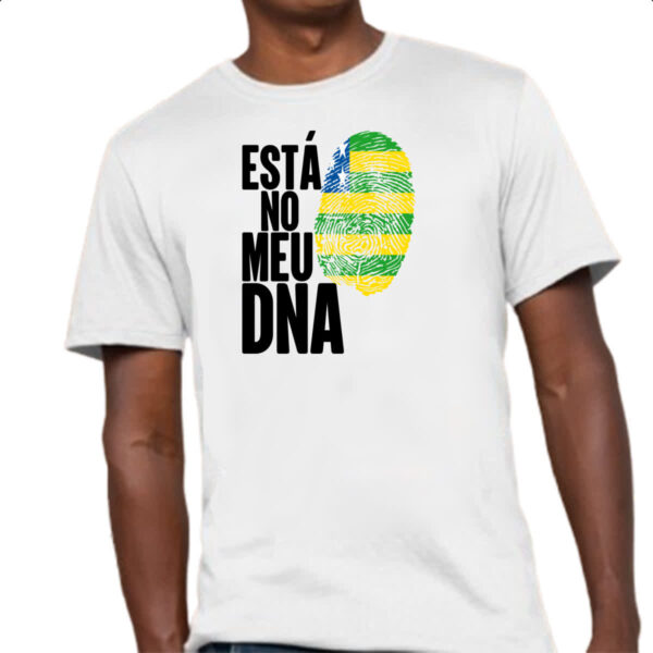 Camiseta Unissex Esta no meu DNA Goias - Imagem 4