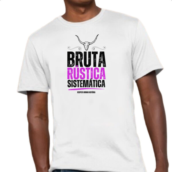 Camiseta Unissex Bruta Rustica Sistematica - Imagem 4