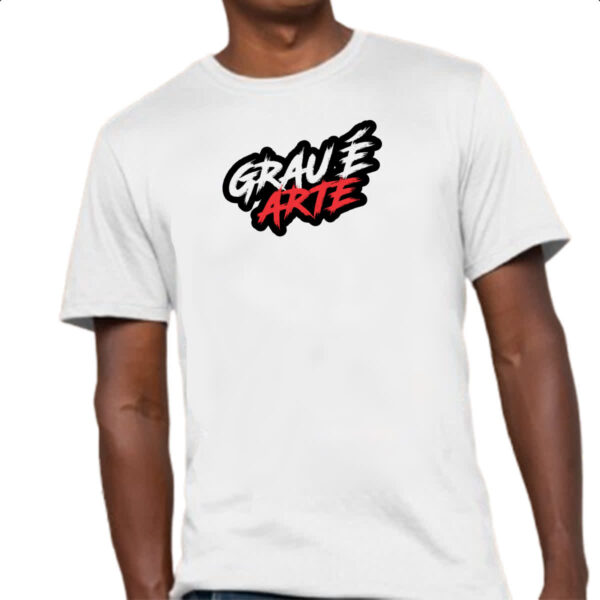 Camiseta Unissex Grau e arte - Imagem 4