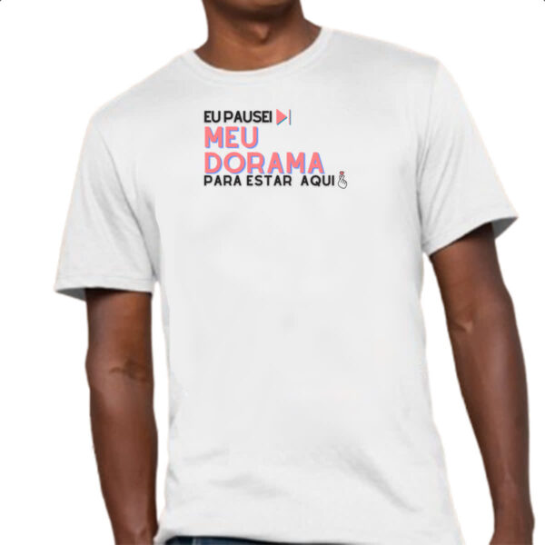 Camiseta Unissex Pausei meu dorama - Imagem 4