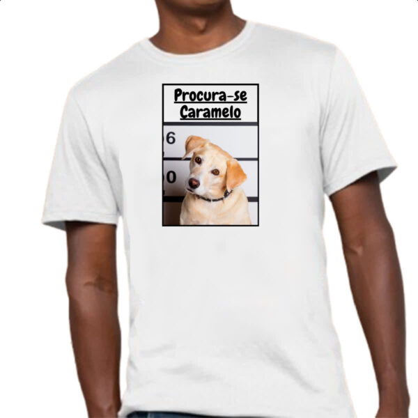 Camiseta Unissex Procura-se um caramelo - Imagem 4