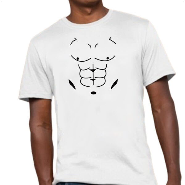 Camiseta Unissex Peitoral Musculos - Imagem 4