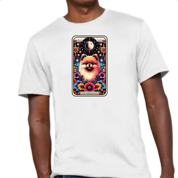 Camiseta Unissex Taro cachorro Spitz-alemao - Imagem 4