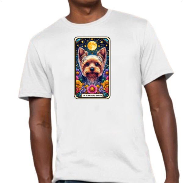 Camiseta Unissex Taro cachorro Yorkshire Terrier - Imagem 4