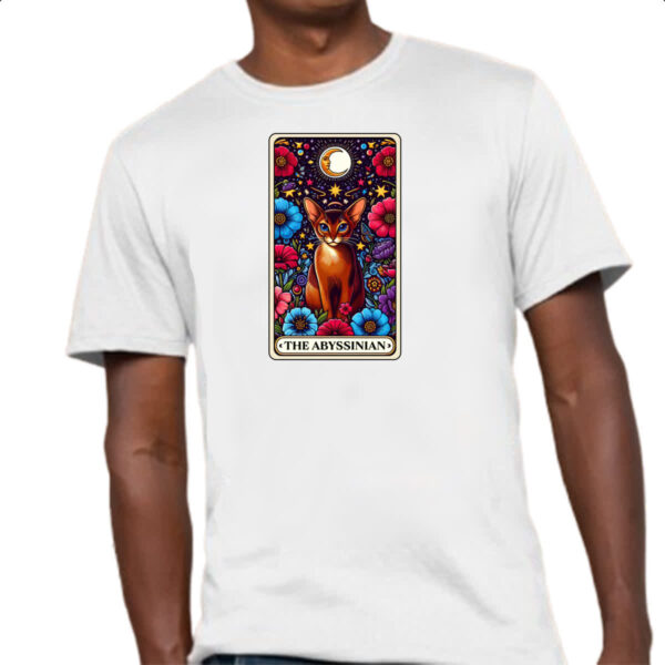 Camiseta Unissex Taro gato Abissinio - Imagem 4