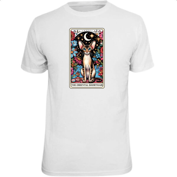 Camiseta Unissex Taro gato Oriental Shorthair