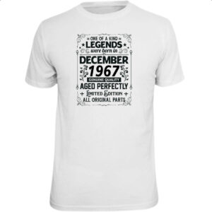 Camiseta Unissex Legends Were Born DEZ-1967
