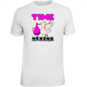 Camiseta Unissex Cegonha Time Menina