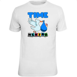Camiseta Unissex Cegonha Time Menino