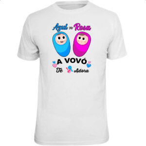 Camiseta Unissex Cha Revelacao a Vovo te adora