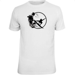 Camiseta Unissex Surf Noir Design