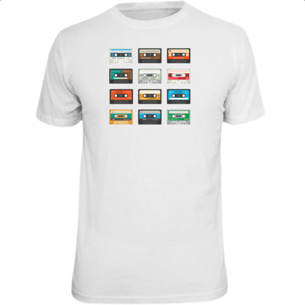 Camiseta Unissex Tapes Fitas K7 Vintage
