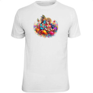 Camiseta Unissex Holi Radha Krishna
