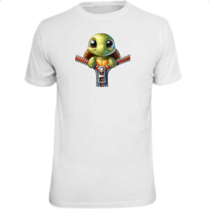 Camiseta Unissex Tartaruga no ziper