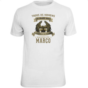 Camiseta Unissex Homem Lenda Aguia Marco