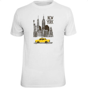 Camiseta Unissex New York Pintura Nanquim