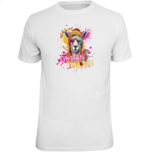 Camiseta Unissex Kanguru Urban Wild Watercolor