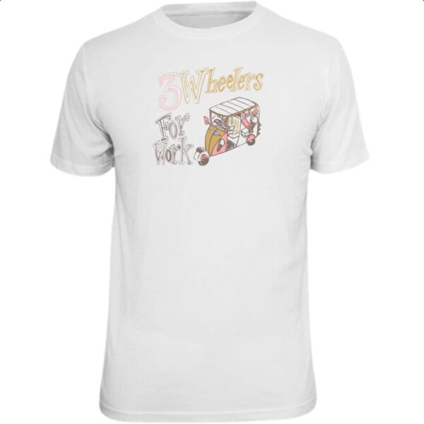 Camiseta Unissex 3 Wheelers for work