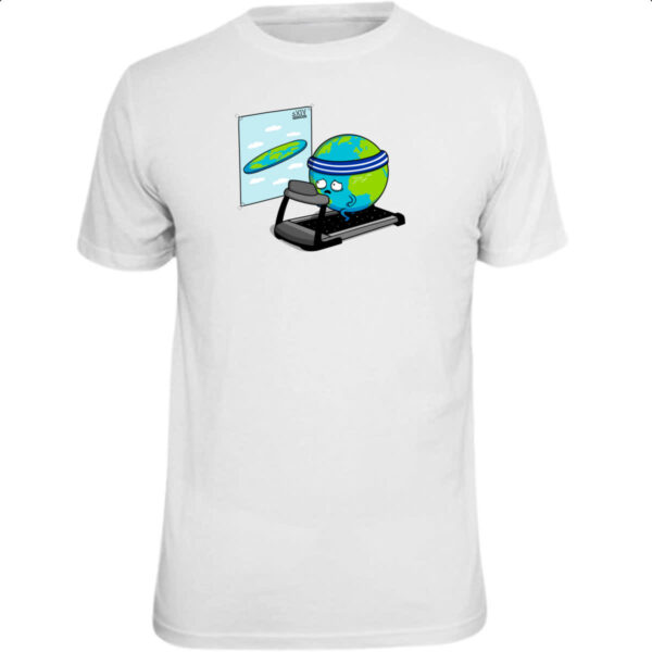 Camiseta Unissex Terra querendo ser plana
