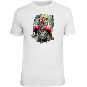 Camiseta Unissex Tigre pugilista