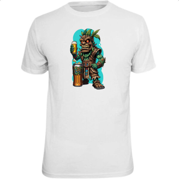 Camiseta Unissex Tiki dude cerveja
